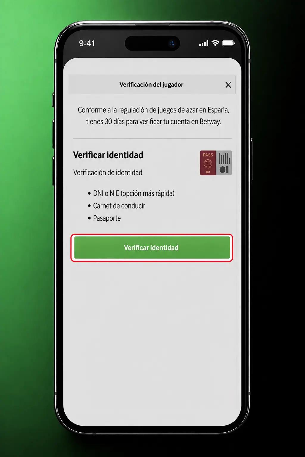 Pasos para registrarse y jugar en el casino en directo de Betway con dinero real